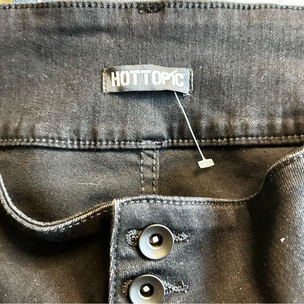 Hot Topic Black Buttoned Pants - Picture 7 of 10
